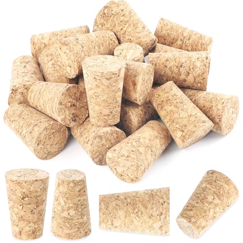 2 Kinds 10 PCS Natural Cork Tapered Corks Houten Herbruikbare functionele Portable Sealing Wijnfles Stopper voor wijn / bier Fles Stopper (Voor rode wijnflessen 22 * 17 * 35)