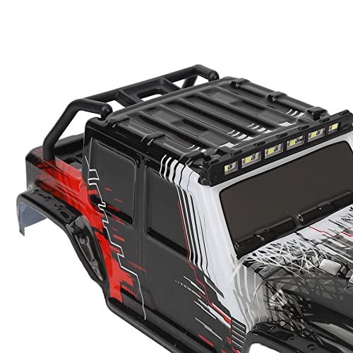 RC Car Body Shell, lange duur RC Car Body Shell Frame Remote Control Car Body Cover Geschikt voor SCY 16103PRO 1/16 RC Car (Rode) 3