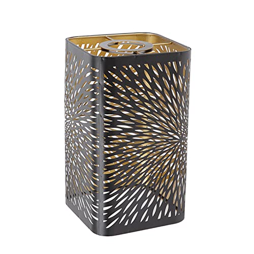 Metal Lampshade Moderne stijl Verwijderbaar Holle Ontwerp Eenvoudige installatie Wrought Iron Table Screen voor E27 E26 Fitting Verlichting Accessoires