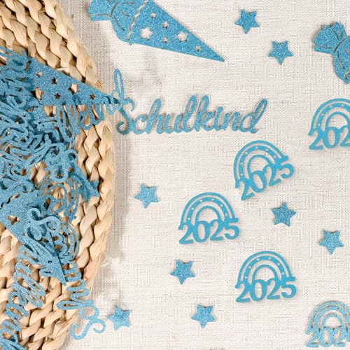 Konfietti Glitter School Kinderdecoratie Paper Inleiding tot School (Blauw) 4