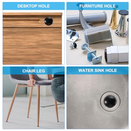 6mm diameter siliconen ronde snap, 30st in meubel slotknop type, gat met stekker, beschermende dop, geschikt voor 2.5-6mm gat voor afdichting 5