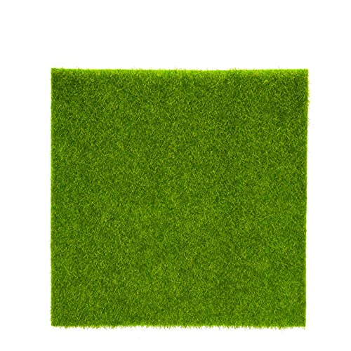 2 maten synthetische kunstgras mat groen non-woven stof nep gras gras gras tapijt gazon tuin Micro Landschap Ornament Home Decor Tapijt voor Huisdieren(30 * 30cm)