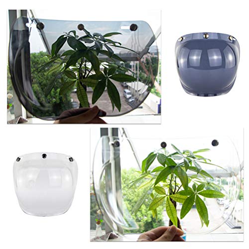 Helmbelschild, Open Helm Visor Motorfiets Helm Bubble Visor Bubble Shield Motorfiets Helmen Accessoire 4