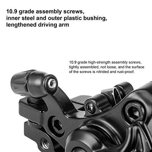 Fietsschijfremset, universele gegoten aluminium voorkant achterschijf Remkaliberset voor Mountainbike Fiets Upgrade Onderdelen 5