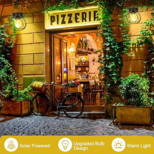 Solar Lantern Outdoor IP65 Waterproof Hang Garden Lantern Solar Lights voor Garden Yard Patio Trouwfeest Decoratie 5