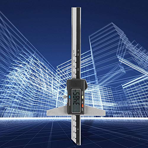 Misuratore di profondità, tester di misurazione calibro a corsoio digital in convenio inossidabile ad alta precisione 3