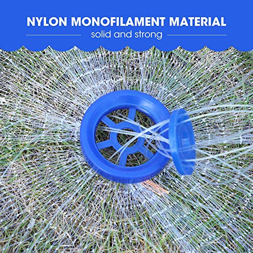 Nylon Visnet, Outdoor Monofilament American Style Cast Hand Gooi Visnet (2,4m)