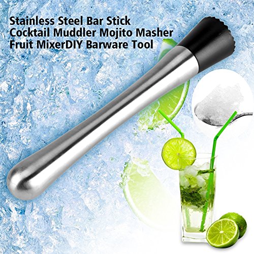 Roestvrij stalen muddler Cocktail Pestel Bar Fruit Mixer Home DIY Bar Tool voor het maken van Mojito Mix Drinken Verjaardag Party 5