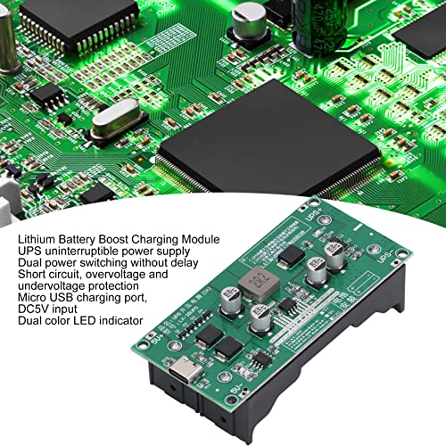 Krachtige 15W 3A UPS Batterij Boost Oplaadmodule - Lithium Batterij oplaadbord met dubbele voeding, LED-indicator en goede bescherming (Yctze6ac3p7kyth-11)