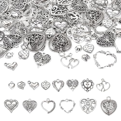 Tibetaanse Style Legering Charms Hangers voor armband ketting sieraden maken, Niet-precious Metaal, niet-edel metaal