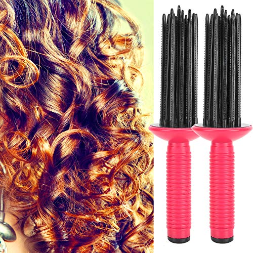 Hair Curler Haar Fluffy Curling Roll Comb Antislip Curling Wand Haarstyling Tool Borstel Curling Tool Aubonacci Styler voor krullend haar Styling Tools Wand Pin Curl