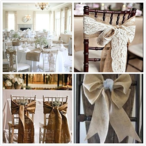 Hessischer Stofzak, 10 m Geweven, Rustiek, Jute, Sackleinen Stoff Band Tischl?ufer Hochzeit Decoratie (15 cm) 5