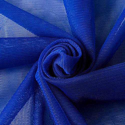 160cm x 1m Tulle Stof Tulle Tulle Decoratie Stof voor Bruiloft Verjaardag Kerstfeest Communie Party Decoratie Naaien Bruid Veilen Trouwjurk Tafel Runner Tutu rok Cadeau Bow, Donkerblauw