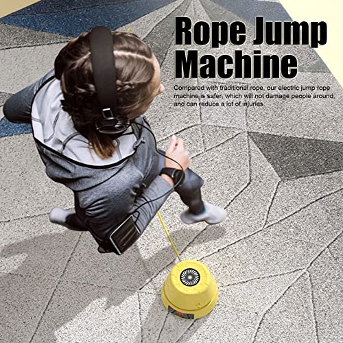 Smart Jump Machine, elektronische automatische Intelligente Jump Touw Jump Machine voor Kinderen Vrouwen Mannen (Geel) 3