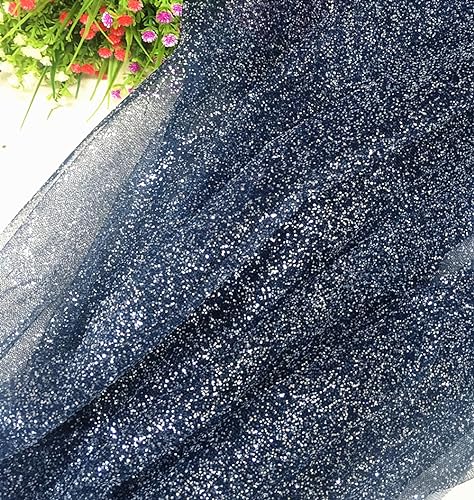 50 cm x 150 cm Tule Stof Mesh voor Naaien Bling Sparkling Glitter Tulle Decoratieve stof voor DIY Crafts Kleding Tule Rok Trouwjurk Veil Tafellakens Bruiloft