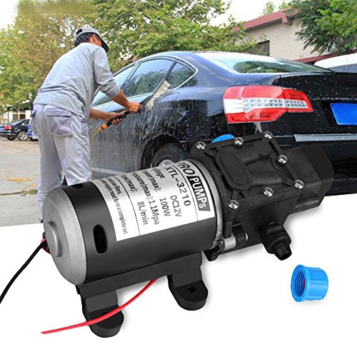 12V 160PSI automatische waterpomp hoge druk zelf kokende waterpomp voor auto, boot, caravan