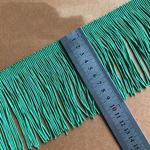10 cm x 2 m Fringe Rand, Fringe Band, Decoratieve Band, Dans Fringes, Zijde Tassels, Fringe, Linten voor Naaien, DIY ambachten, Kleding, Lingerie, Kostuum Gordijnen Decoratie, Wit 3
