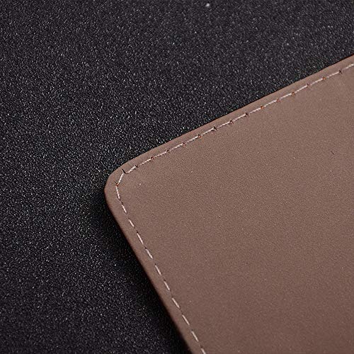 Business Card Holder, 1 stuks Business Card Case PU leren naam kaarthouder portemonnee geval geschenk voor vriendje mannen/vrouwen, Apricot, 102mmx65mmx18mm, Elegant 5