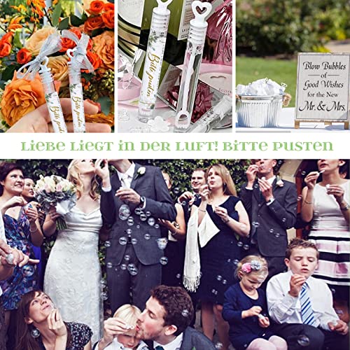 50st zeep bellen bruiloft stickers liefde is in de lucht! Please blow - PVC zeep bellen fles etiketten waterdichte stickers voor bruiloft zeep bellen bruiloft geschenken etc 5