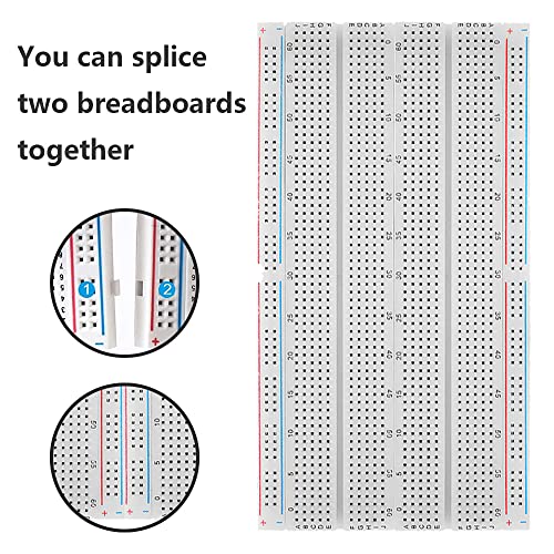 140-delige broodplankset met 2 broodplanken 830 bevestigingspunten en 2 broodplanken 400 bevestigingspunten en 6 stuks 170 bevestigingspunten en 130 verbindingsdraden 3