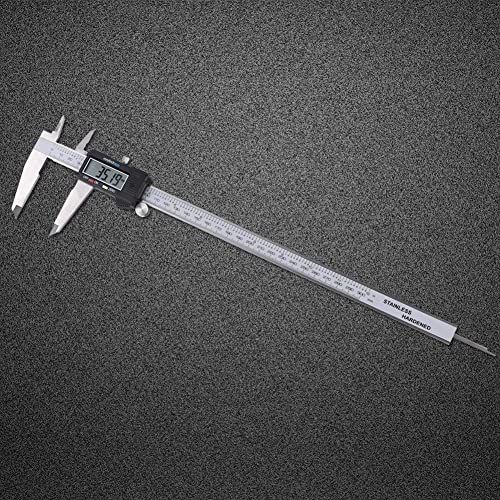 Quality Electronic Digital Vernier Caliper Inch/Fractions/Millimeter Conversion 0-12 Inch/300mm Roestvrij stalen body met Extra Large LCD scherm Auto Off Aanbevolen meetgereedschappen 5