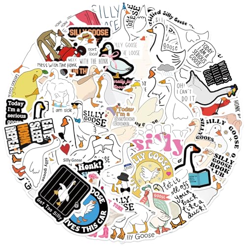 Grappige Duck Stickers voor tieners en volwassenen, 50 stuks, Grappige Duck Vinyl Sticker Set, Auto, Motorfiets, Fiets, Skateboard, Snowboard, Bagage, Laptop, Koffer, Helm, Motorfiets, Computer 4