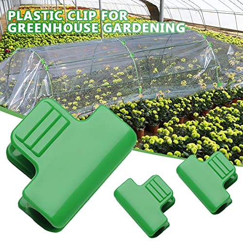 8mm Greenhouse Clamps Plant Clips, Film Row Cover Netting Tunnel Hoop Clip, Garden Hoops Clips, Pack van 30 4