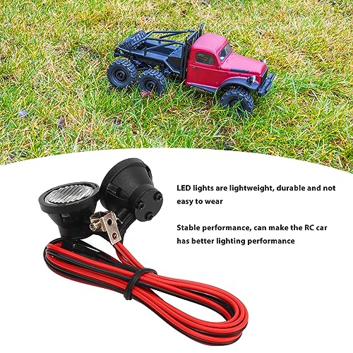 2LED RC Car Universele koplampen RC LED dak koplampen RC Auto Accessoires Verlichting Auto Verlichting Systeem voor 1/10 RC Model Crawler Cars 5