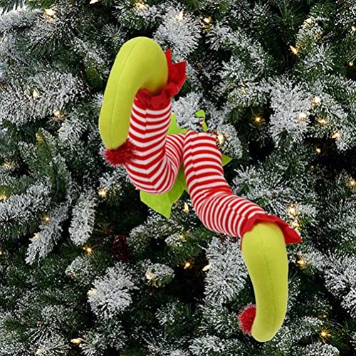Kerst Elf gevulde benen Decoraties Flannel Ornament Binnen Buiten Decor Perfect Kerstmis Prop Breng Whimsische Vakantie December 2019 3