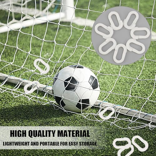 40 Stuks Voetbal Doel Net Clips, Weerbestendig Voetbal Doel Accessoires, Plastic Net Clips Voetbal Doel Net Clip voor Outdoor Voetbal Voetbal Golf Tennis Netten Makkelijk te Assemble (Witte) 5