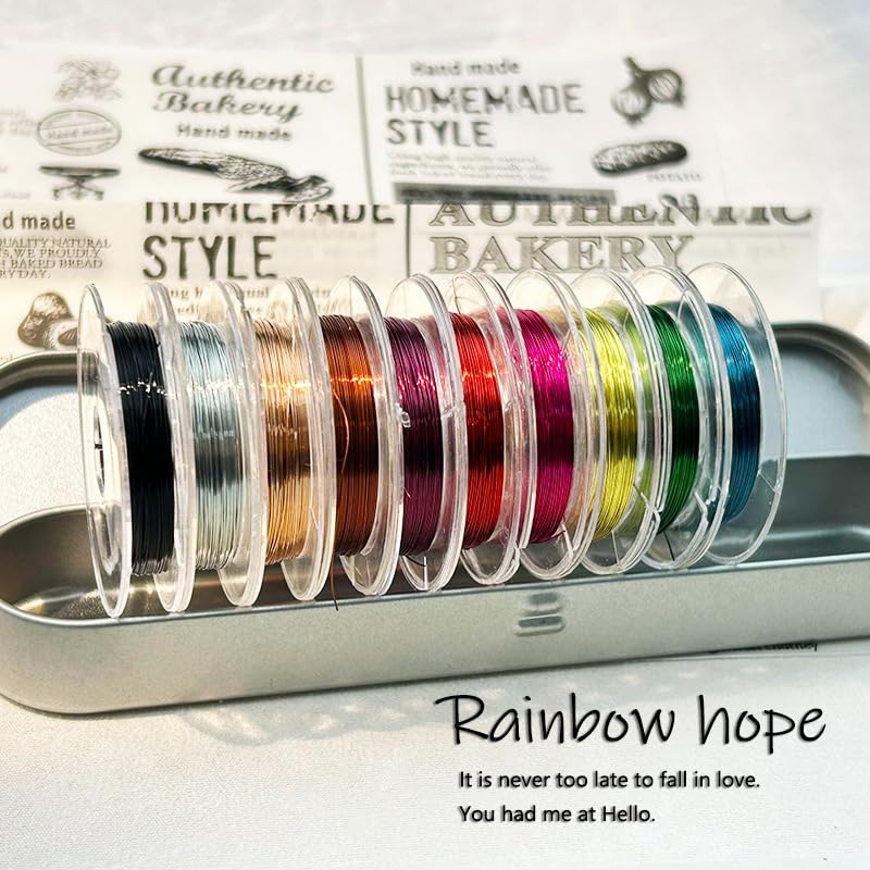Koperdraad 0.3mm Craft Draad sieraden Draad voor ambachten, Kleurrijk 5