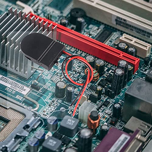 20 st. 1 x 3V Button Cell Batterijhouder, CR2032 Batterijhouder, Button Cell Batterijadapter Clip Socket Aan/uitschakelaar voor LED (zwart) + Crocodile Clips 4