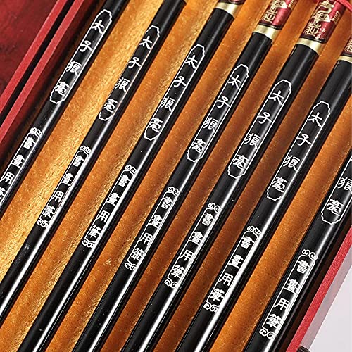 7 Pack Chinese kalligrafie borstel Set Schrijven Tekening Inkt Penselen, Japanse Kanji Sumi pen voor professionele beginner 4