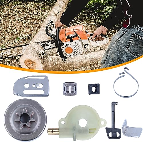 Clutch Drum Oil Pump Remband Steering Plate Choke Rod Kit Voor Husqvarna 142 141 137 136 36 41 Kettingzaag
