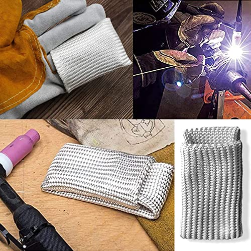 Zee 2PCS Lassen Finger Cap Lasser Protection TIG Finger Guard 5