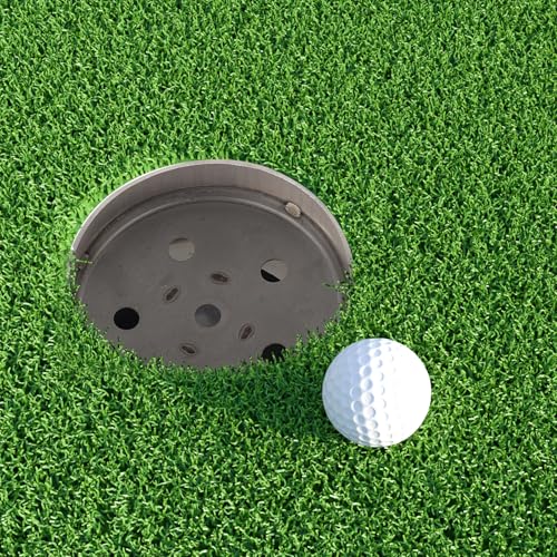 Golf Hole Cup Golf Hole Sleeve Roestvrij staal Golf Trainingshulpmiddelen voor de praktijk met Chippen in de achtertuin 4