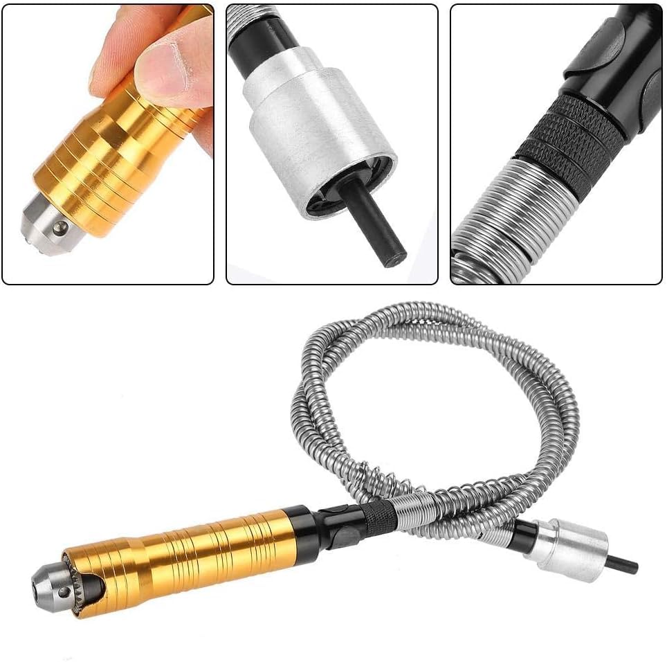 Flexibele Shaft Extension Bits 6mm Flexibele Flex Shaft Fit Elektrische Drill Rotary Grinder Tool 0,5-6.5mm Chuck Handle 5