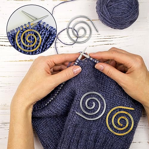 6 st Spiraal Vlechtbreinaald breinaald, Sjaal Naald, Metalen Spiraal Naald, Rondbreinaald, Vlecht Naald, Sjaal Naald, Brei Naald Kit, Spiraal Naald, Brei Accessoires voor Beginners 5