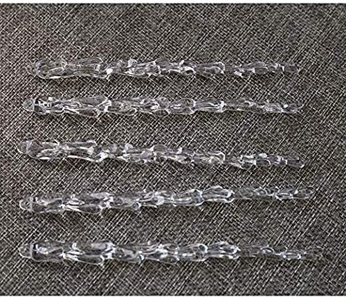 Kerstboom decoraties 50 stuks ijsje hangers, acryl ijsjes, kerstboom decoratie 5