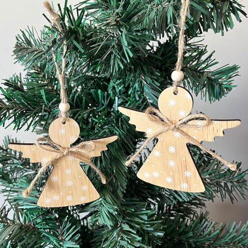 Kerst Hanger Houten Hanger Kerstboom Houten Sieraden - Boom Opknoping voor Decor (c) 4