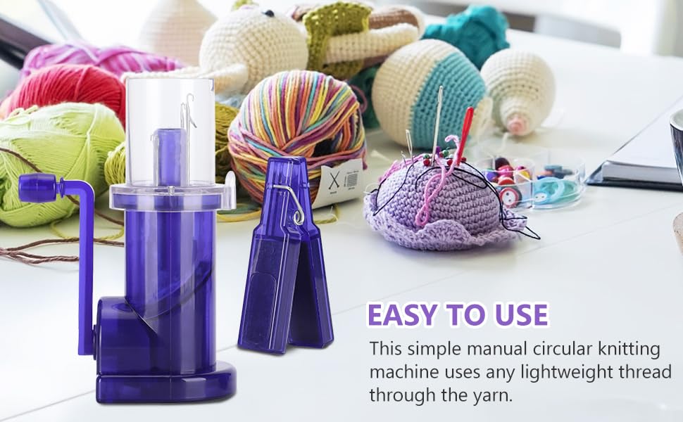 Hand breimachine, handgemaakte versiering Wrapping Tools, handheld breien draad apparaat geschikt voor kleding 5