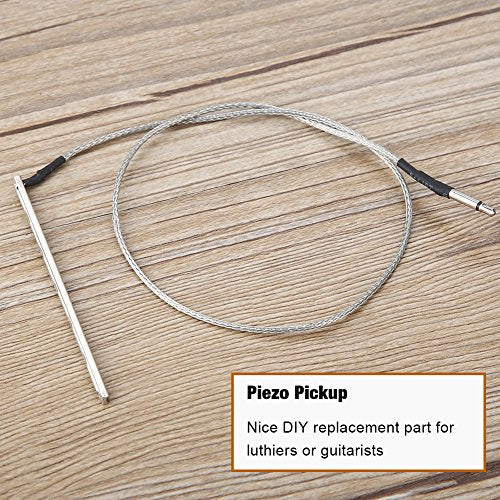 1 stuks Gitarre Piezo Pickup, Untersattel Piezo Pickup mit 2.5mm Klinke f ̈1r Akustikgitarre 4