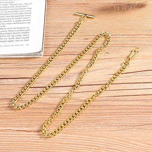 Klassieke metalen zak horloge ketting antiek geschenk (Gold), goud, Classic 3