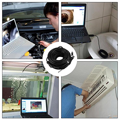 USB Endoscoop, Endoscoop, USB Endoscoop, Waterdicht, Semi-Rigid, Kabel voor Android Smartphone, Full HD Camera, 20 m