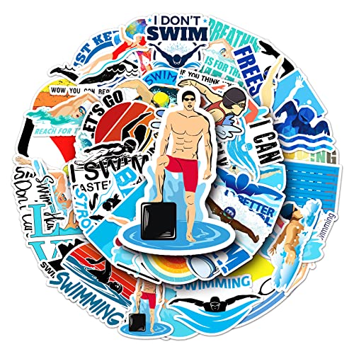 Zwembad Sticker Set Stickers Kids Tieners 50 stuks Dieren Waterdichte Vinyl Stickers Laptop Skateboard Koffer Helm Auto Fiets mobiele telefoon Motorrijwiel Bike Scrapbook