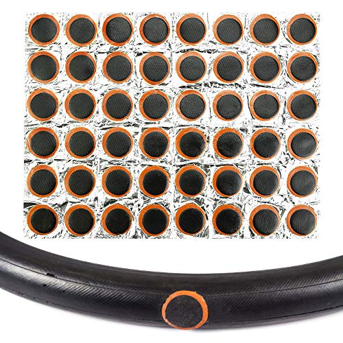 48 stuks Fiets Banden Reparatie Kit, 25 mm, Fietsband, Reparatie Kit, Rubber Patches, Rond, Tiptop, Fietsbanden, Reparatie Kit voor Banden, Fietsband