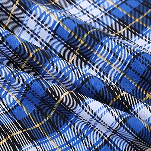 Adult Bib Clothes Protector, Waterproof Eatingtime Bib Age Disability Aid Cook Dining Kleding Wasbaar (Blauw) 3