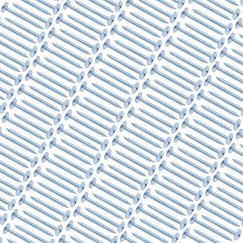 4.2mm X 50mm Flange Head Phillips Zelftappende Schroeven, Truss Head Gegalvaniseerde Staal Schroeven, Fijn Thread, Pankop Schroeven voor plaatstaal, Plasterboard en Hout (25 st.) 5