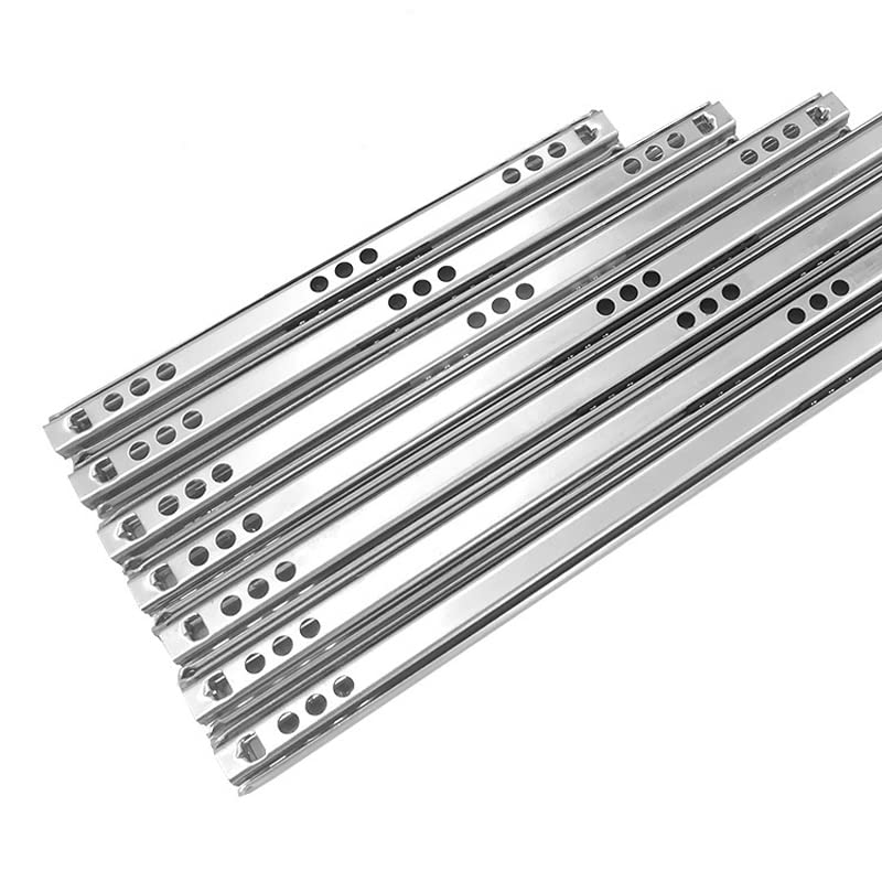 Lade Dia's, B17 mm, 2 stuks Metalen lade Dia's, Kogellagers Lades, Rail voor Meubilair Lade Diepte (214 mm Lengte) 4