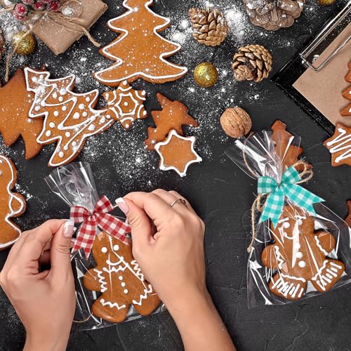 10.5cm Mini Burlap Bows for Crafts, 12 stuks Handgemaakte Bows met Bow, Natural Decorative Decoration, Pre-tied Christmas Bow voor Festival, Holiday Party Supplies 4